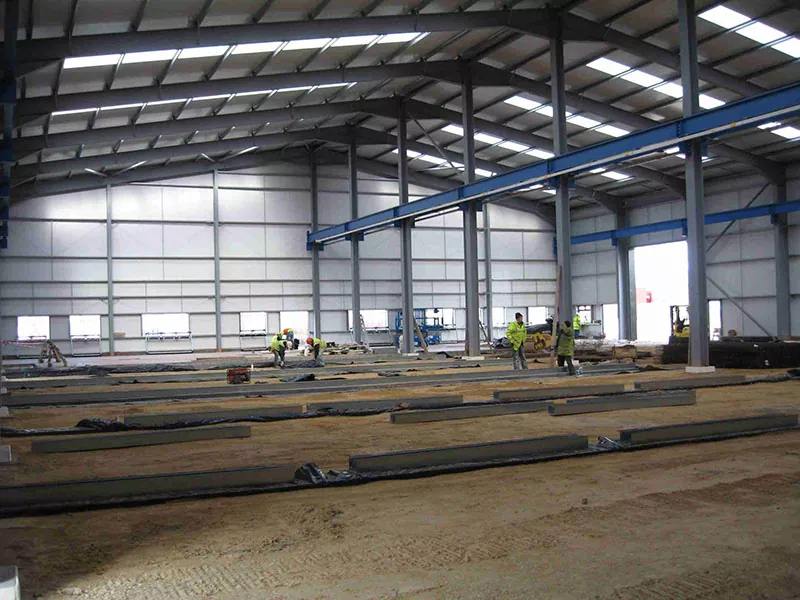 Isakhiwo Sensimbi Esisebenzayo Nesihle Se-steel Warehouse